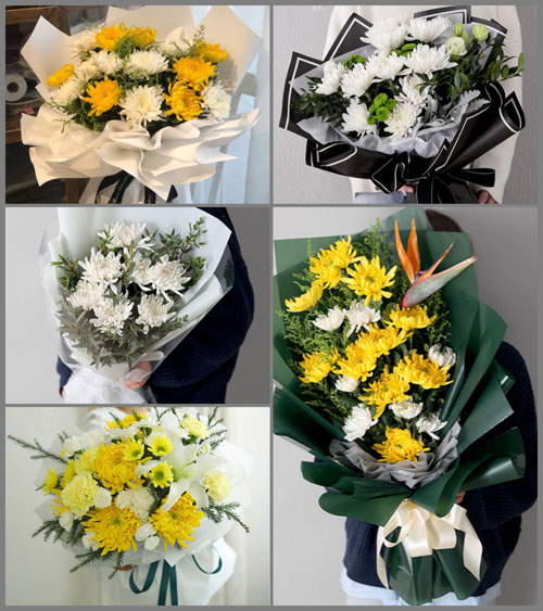 湖南郴州永兴县龙形市乡白事花束代送